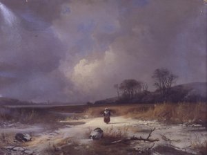 Zimowy krajobraz autorstwa Frederik Rohde