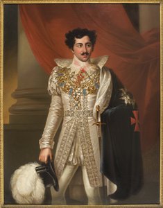 Oscar I, roi de Suede et Norvege - Portret Oscara I (1799-1859), króla Szwecji i Norwegii, autorstwa Westina, Fredrica (1782-1862). Olej na płótnie. Wymiar : 149x114 cm. Muzeum Narodowe w Sztokholmie