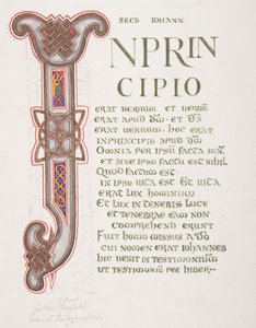 Podświetlany liść z inicjałem I, 1830-62.
