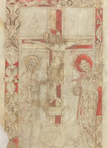 Ukrzyżowanie [verso] autorstwa French 12th Century