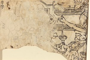 Chrystus na krzyżu złotniczym autorstwa French 15th Century