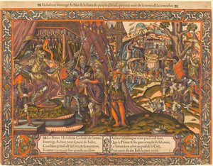 Holofernes przesłuchuje Achiora