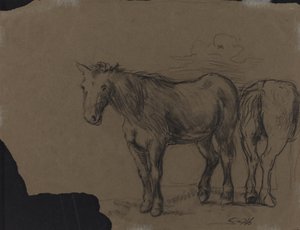 Konie autorstwa French 19th Century