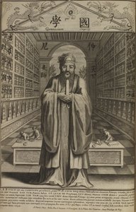 Portret chińskiego myśliciela i filozofa społecznego Konfucjusza 551 p.n.e. 479 p.n.e.