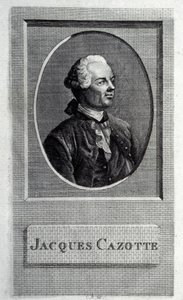 Portret autora Jacques Cazotte 1720-1792
