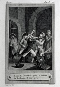 Zabójstwo cesarza Rosji Piotra III Fiodorowicza 17 lipca 1762 r.