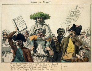 Triumf Marata, 1793 autorstwa French Master