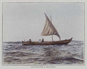 Szala w Arcachon, Francja (kolorowe zdjęcie) autorstwa French Photographer
