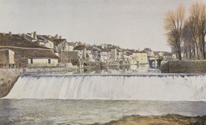 Aurillac, Stare domy nad brzegiem Jordanu autorstwa French Photographer