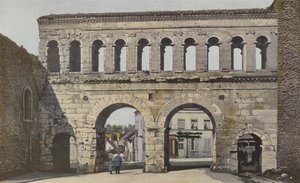 Autun, Porte Saint-Andre, Razem autorstwa French Photographer