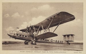 Avion Hengist Hendley Strona 42, Typ Paryż-Londyn autorstwa French Photographer