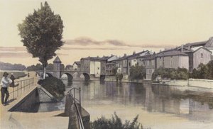 Bar-le-Duc, most Notre-Dame, na Ornain autorstwa French Photographer