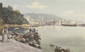 Bastia, Widok na stary Port i miasto autorstwa French Photographer