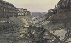 Baume-les-Messieurs, Dolina i wieś autorstwa French Photographer