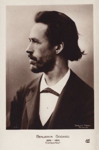 Benjamin Godard, francuski skrzypek i kompozytor romantyczny (1849-1895) autorstwa French Photographer