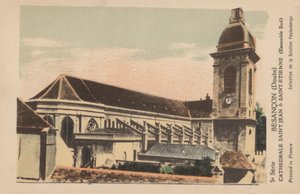Besancon, Doubs, Saint-Jean i Saint-Etienne Cathedral autorstwa French Photographer