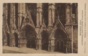 Bourges, Cher, Katedra Saint-Etienne autorstwa French Photographer