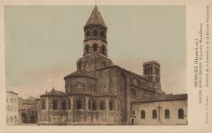 Brioude, Haute-Loire, Kościół Saint-Julien autorstwa French Photographer