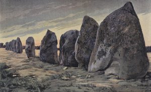 Wyrównania Carnac, Kerlescan autorstwa French Photographer