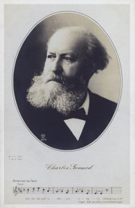 Charles Gounod, francuski pianista i kompozytor (zdjęcie czarno-białe) autorstwa French Photographer