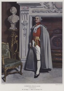 Charles le Bargy jako Christian VII w Struensee (kolorowe zdjęcie) autorstwa French Photographer