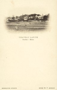 Chateau Lafite, Pauillac, Medoc autorstwa French Photographer