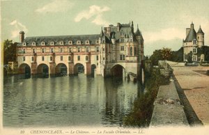 Chenonceaux, zamek, fasada wschodnia autorstwa French Photographer
