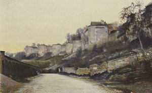 Coucy-le-Chateau, Stare mury obronne autorstwa French Photographer