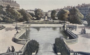 Dijon, Place Darcy, Square Darcy, Statue de F Rude, Porte Guillaume autorstwa French Photographer