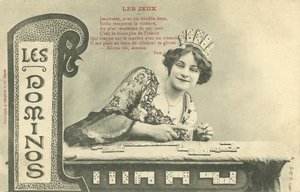Domino (zdjęcie czarno-białe) autorstwa French Photographer