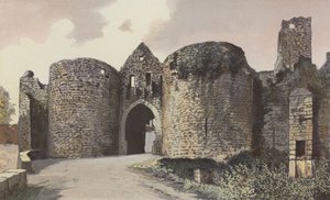 Domme, Porte des Tours i pozostałości murów obronnych autorstwa French Photographer