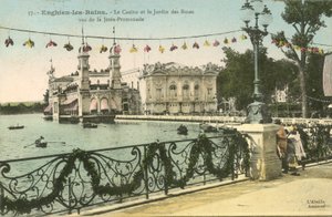 Enghien-Les-Bains, Kasyno, Ogród Różany autorstwa French Photographer
