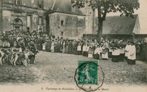 Załoga Bonnelles - Błogosławieństwo Meule. Pocztówka wysłana w 1913 roku. autorstwa French Photographer