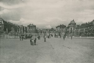 Główna fasada, widok z przodu (fotograwiura) autorstwa French Photographer
