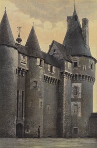 Fougeres, Pałac, Fasada O autorstwa French Photographer