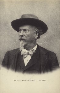 Frederic Mistral (1830-1914), francuski poeta i leksykograf języka okcytańskiego autorstwa French Photographer