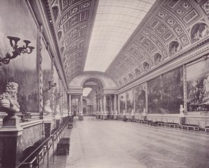 Galeria Bitew, Pałac Wersalski (zdjęcie czarno-białe) autorstwa French Photographer