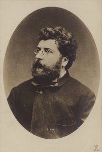 Georges Bizet, francuski kompozytor, głównie oper (1838-1875) autorstwa French Photographer
