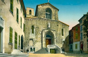 Grasse, Katedra, Francja autorstwa French Photographer