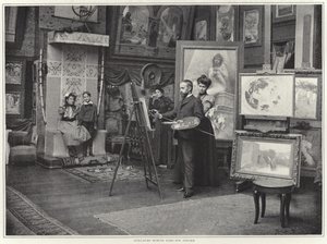 Guillaume Dubufe w swoim warsztacie autorstwa French Photographer