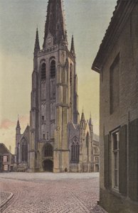 Hondschoote, Eglise, Fasada O autorstwa French Photographer