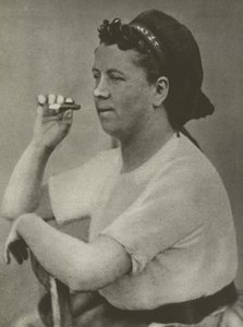 Hortense David, Komuna Paryska (zdjęcie czarno-białe) autorstwa French Photographer