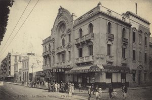 Teatr Włoski, Tunis, Tunezja autorstwa French Photographer