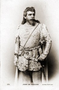 Jean de Reszke jako Romeo w operze Charlesa François Gounoda Romeo i Julia autorstwa French Photographer