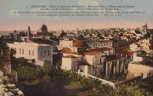 Jerozolima, kościół św. Anny i okolice świątyni autorstwa French Photographer