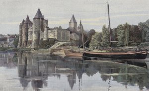 Josselin, zamek rodziny Rohan autorstwa French Photographer