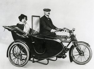 Wózek boczny Jouve & Co., 1914 autorstwa French Photographer