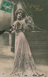 Wesołych Świąt. Pocztówka wysłana w 1913 roku. autorstwa French Photographer