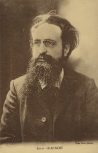 Jules Guesde (1845-1922), francuski dziennikarz i polityk socjalistyczny autorstwa French Photographer
