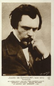 Jules de Goncourt (1830-1870), francuski powieściopisarz autorstwa French Photographer